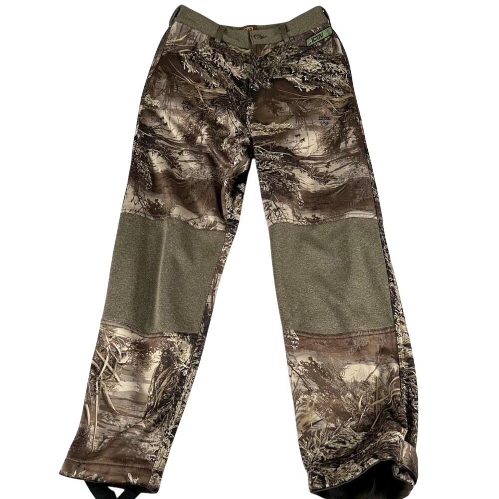 Non-Typical by Drake Hunting Pants Mens S Brown Realtree Max-1 XT Camo Gorpcore